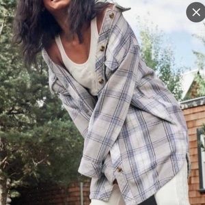 Aerie oversized flannel Shacket